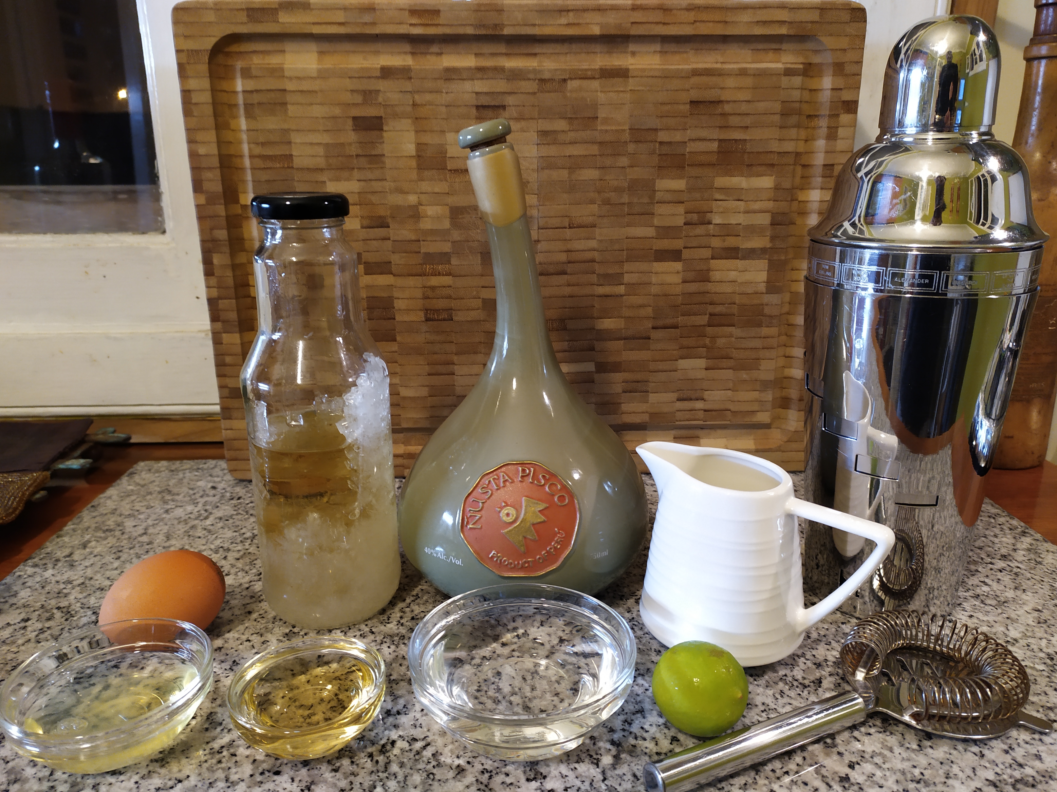 PIsco Sour Ingredients