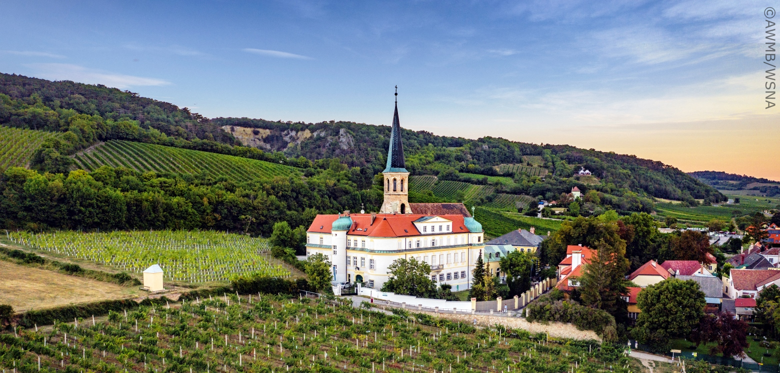 Schloss Gumpoldskirchen and Ried Hofpoint located in Austria's Thermenregion. ©AWMB/WSNA.